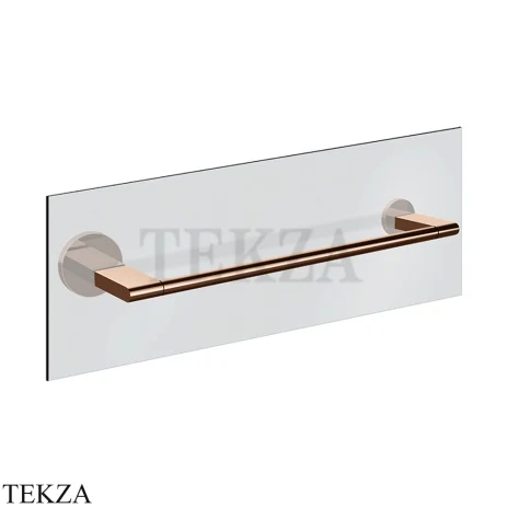 Gessi Origini Полотенцедержатель для крепления на стекло, 30 см 66511-030, Copper PVD