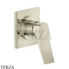 Gessi RILIEVO Смеситель однорычажный, внешняя часть 59109-720, Nickel PVD