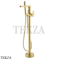 Boheme SPECTRE Смеситель для ванны напольный, с гарнитуром 459-MG, латунь matt gold