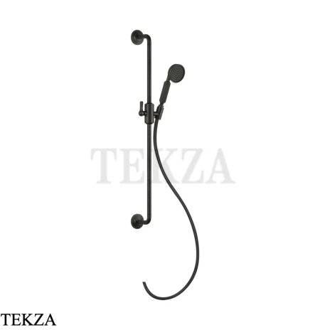 Gessi VENTI20 Штанга в комплекте с душевой лейкой, шланг 65144-187, Aged Bronze