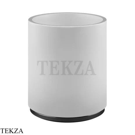 Gessi ANELLO Корзина для мусора, композит белый 45590-706, Black Metal PVD