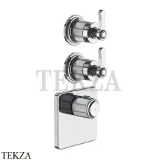 Gessi VENTI20 Термостат для душа, 2 поток, внешняя часть 65202-031, хром глянец