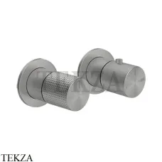 Gessi Habito CESELLO Термостат для душа на 2 потока, внешняя часть 70434-149, Finox Brushed Nickel