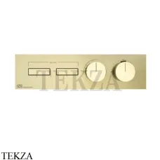 Gessi HI-FI Термостатический смеситель на 2 потока, внешняя часть 63012-710, Brass PVD