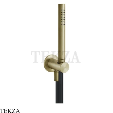 Gessi 316 SHOWER Душевой комплект, держатель, шланг 1,50 см 54023-727, Brushed Brass PVD