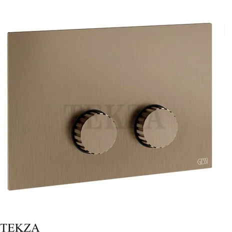 Gessi Incastri Клавиша смыва для инсталляции SANIT, Villeroy&Boch 75619-761, бронза Coffee