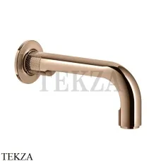 Gessi INCISO Излив для ванны настенный 190 см 58103-030, Copper глянец PVD
