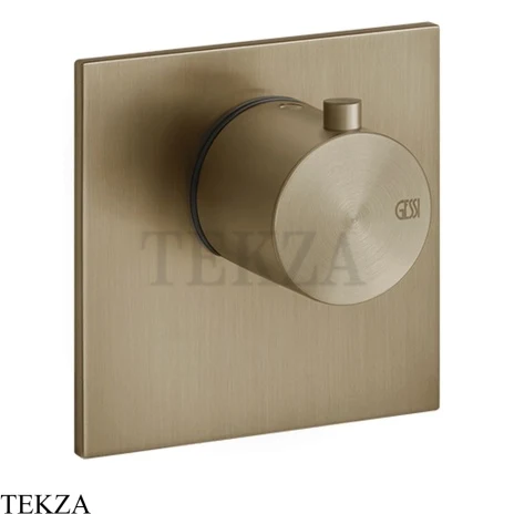 Gessi 316 WELLNESS Термостатический смеситель, внешняя часть 54554-791, Deep Bronze Brushed PVD