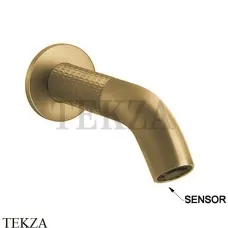 Gessi 316 MECCANICA Электронный настенный смеситель внешняя часть 54214-727, Brushed Brass