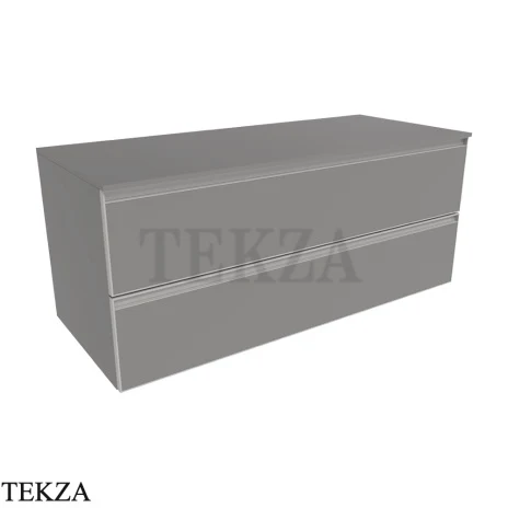Flaminia Cubika тумба под раковину подвесная 120×50×50 см, 2 ящика, серый Grey матовый