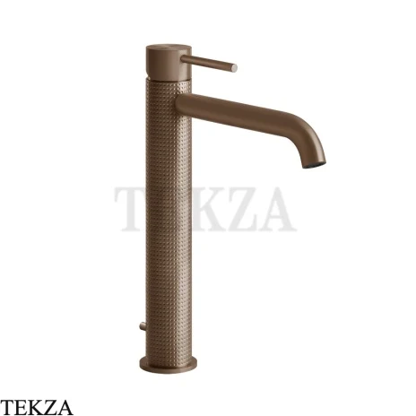 Gessi 316 CESELLO Смеситель для раковины длинный, с донным клапаном 54403-708, Copper Brushed PVD