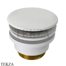 Victoria+Albert Донный клапан для раковины, универсальный Push Control KIT-25-SM, белый матовый