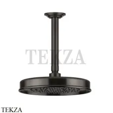 Gessi VENTI20 Верхний душ 200 с потолочным креплением 65152-707, Black Metal Brushed Gessi VENTI20 Верхний душ 200 с потолочным креплением 65152-707, Black Metal Brushed