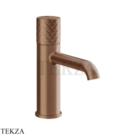 Gessi Habito INTRECCIO Смеситель для раковины, без донного клапана 70102-708, Copper Brushed PVD
