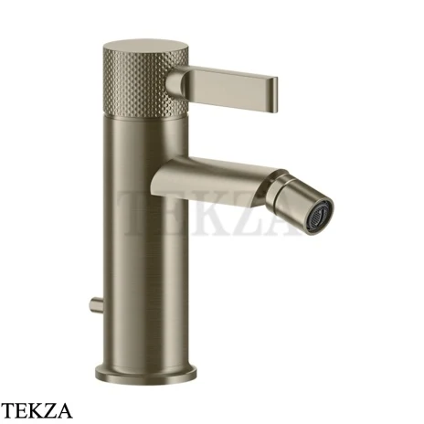 Gessi INCISO Смеситель для биде, с донным клапаном 58007-149, Finox Brushed Nickel