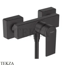 Hansgrohe Vernis Shape Смеситель для душа настенный 71650670, черный матовый Hansgrohe Vernis Shape Смеситель для душа настенный 71650670, черный матовый