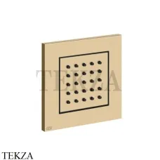 Gessi Rettangolo shower Боковая форсунка, поворотная, внешняя часть 32984-735, Warm Bronze PVD