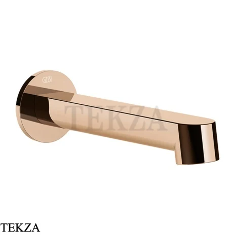 Gessi Ludovica Излив для ванны настенный монтаж 76103-030, медь глянец