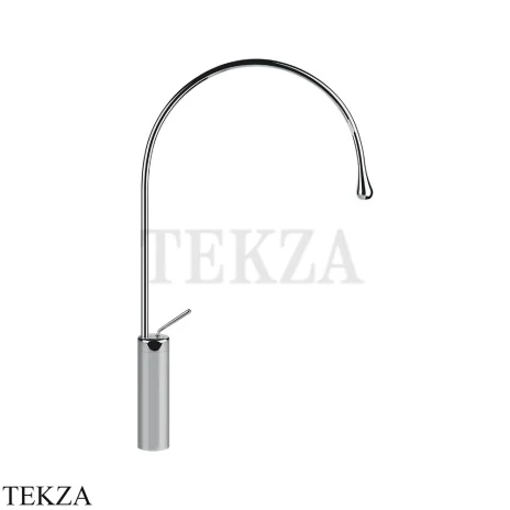 Gessi Goccia Смеситель для раковины высокий, без сливного гарнитура 33610-031, хром глянец