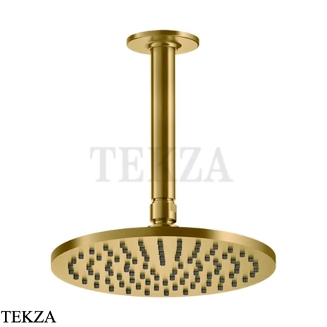 Gessi INCISO SHOWER Верхняя душевая лейка с кронштейном 58152-716, Gold Br. PVD