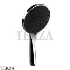Gessi Shower Душевая лейка 3-х позиционная с черным диском 14378-707, Black Metal Brushed