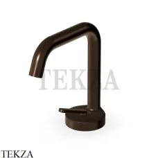 Zucchetti Isy22 Смеситель для раковины, без гарнитуры ZIS1400.P21, brushed chocolate PVD