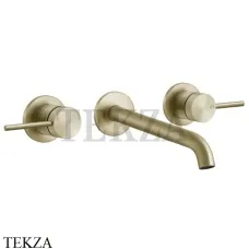Gessi 316 TRAME Смеситель для раковины 18-20, внешняя часть 54394-727, Brushed Brass