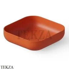 Dea Design Washbasins Раковина настольная 40х40 Solid Surface DD9102 400 7, Orange №7