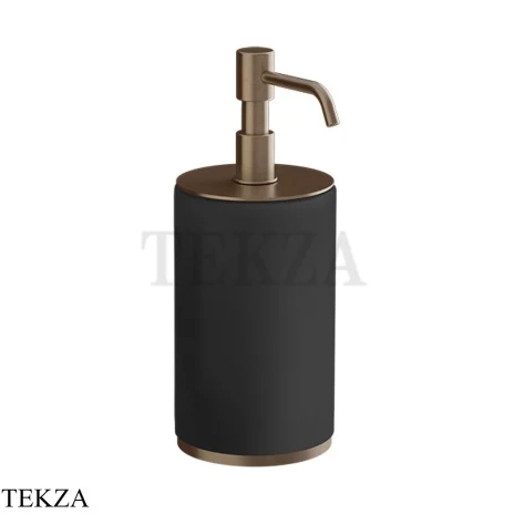 Gessi INCISO accessories Дозатор для жидкого мыла настольный, черный 66438-761, Coffee Bronze Br. PVD
