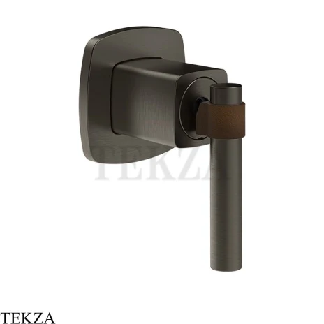 Gessi Jacqueline Смеситель-рычаг управления, внешняя часть 77045-707, black хром Brush
