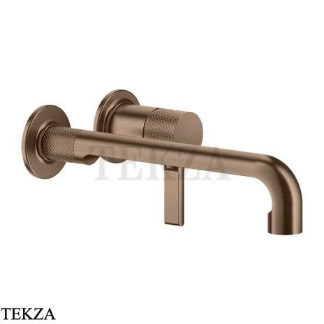 Gessi INCISO Смеситель для раковины с длинным изливом, внешняя часть 58089-708, Copper Brushed