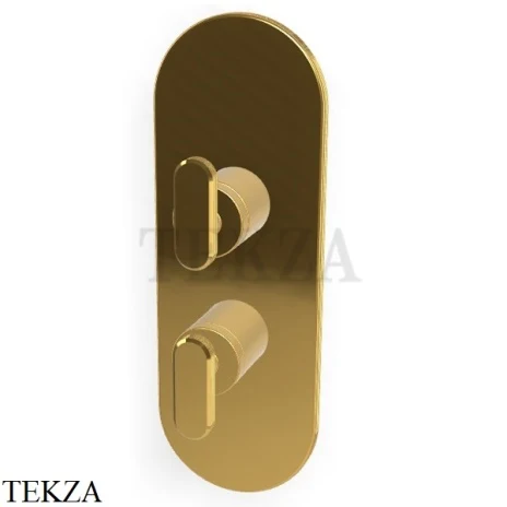 FIMA Carlo Frattini Park Line Смеситель для душа 2-3 потока, внешняя часть F1309X6OR, золото глянец