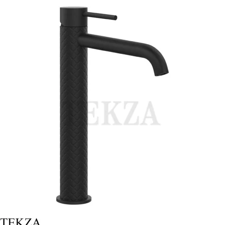 Gessi 316 INTRECCIO Смеситель для раковины, длинный излив, без гарнитура 54106-299, Black XL