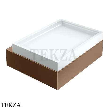 Boheme Qubic Мыльница настенная, композит 10723-BRB, brushed bronze