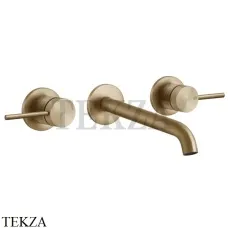 Gessi 316 TRAME Смеситель для раковины 18-20, внешняя часть 54394-726, Warm Bronze Br.