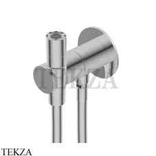 Ritmonio Complementi Гигиенический душ со шлангом и выводом 72J022 INOX, Brushed steel