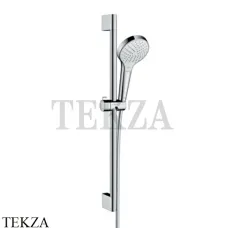 Hansgrohe Croma Select S Vario 110 3jet Душевой набор 26562400, хром глянец-белый Hansgrohe Croma Select S Vario 110 3jet Душевой набор 26562400, хром глянец-белый