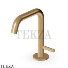 Zucchetti Isy22 Смеситель для раковины прогрессивный, без гарнитуры ZIS2810.P31, brushed british gold PVD