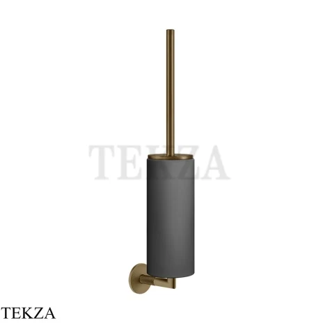 Gessi ANELLO Туалетный ершик настенный, композит черный 63720-791, Deep Bronze Br. PVD