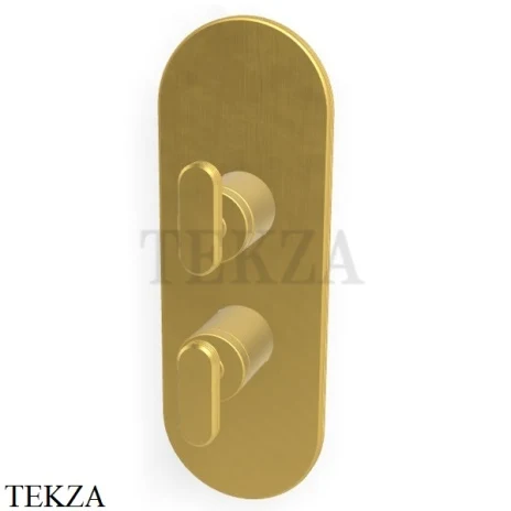 FIMA Carlo Frattini Park Line Смеситель для душа 2-3 потока, внешняя часть F1309X6OS, Brushed gold