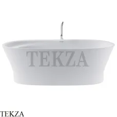 Duravit Cape Cod Ванна отдельностоящая, с бесшовной панелью и ножками 700330000000000, акрил, белый глянец