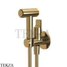 FIMA Carlo Frattini Гигиенический душ, смеситель, шланг 120 см F2320/4OS, Brushed gold