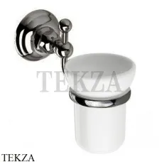 Nicolazzi CLASSICI Стакан настенный, керамика белая 1488FV, Old iron matt Nicolazzi CLASSICI Стакан настенный, керамика белая 1488FV, Old iron matt