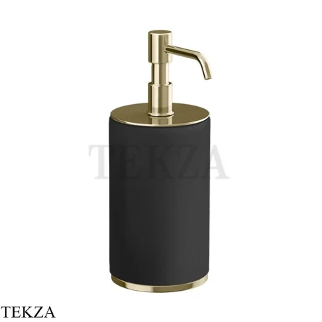 Gessi INCISO accessories Дозатор для жидкого мыла настольный, черный 66438-710, Brass PVD