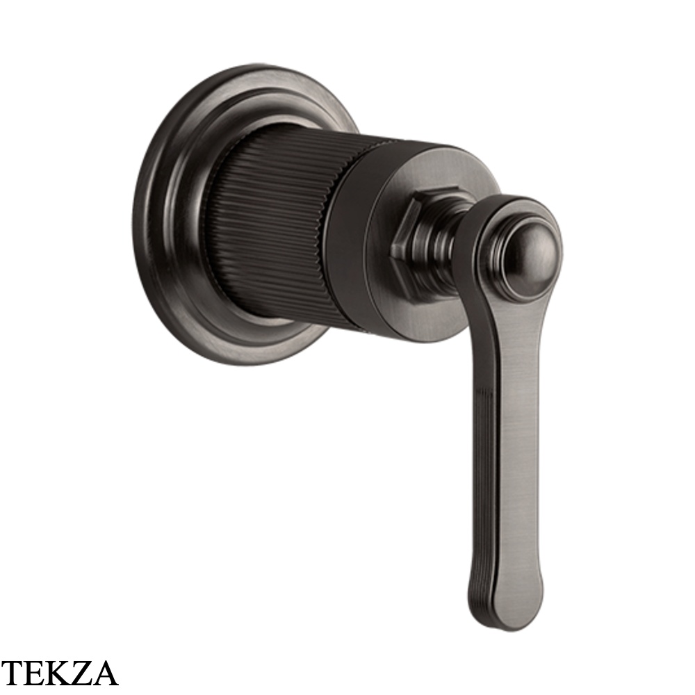 Gessi VENTI20 Смеситель-рычаг удаленного управления 65109-707, Black Metal Brushed PVD