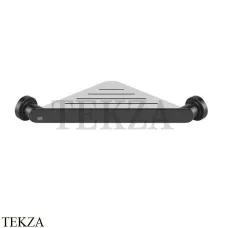 Gessi Emporio Полка-решетка для ванны и душа угловая 38861-299, Black XL