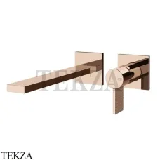 Gessi Inverso Diamantato Смеситель для раковины, внешняя часть 73688-030, Copper глянец