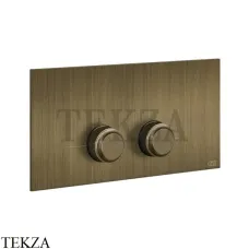 Gessi VENTI20 Клавиша смыва для инсталляции Viega Prevista 54661-713, Antique Brass
