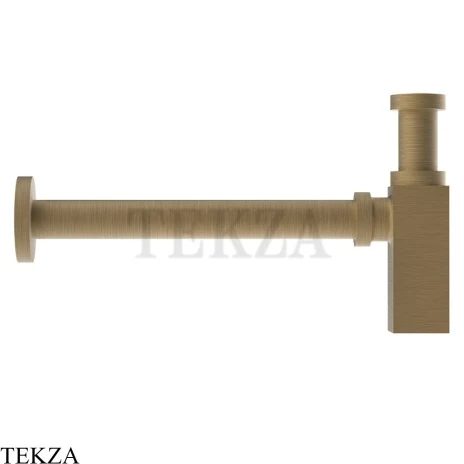 Gessi TOTAL LOOK Сифон для раковины бутылочный 01410-713, бронза classic