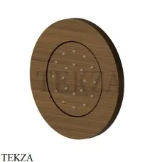 Newform Боковая форсунка круглая, встраиваемая 562E.47.083, Groove Bronze